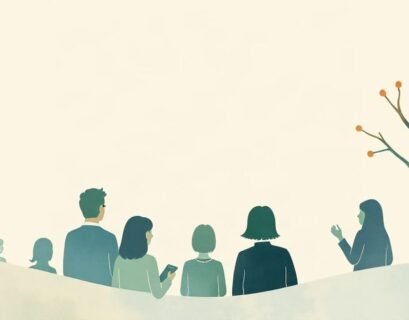 Illustration for "5 Simple Daily Habits to Boost Mental Health and Well-Being" showing simple daily habits to boost mental health and well-being
